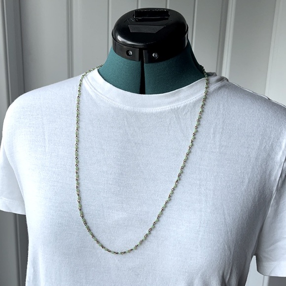 3 for $20 || Delicate light green necklace prehnite style beads - Picture 3 of 4